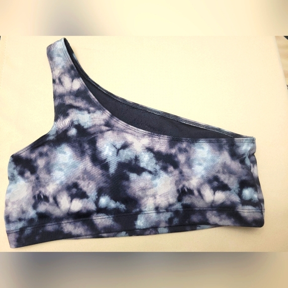 VS PINK Sport - Tie Dye One Shoulder Sports Bra. Size Large. EXCELLENT Condition - Picture 3 of 4
